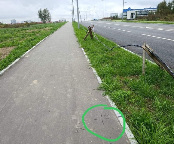 Вынос шести точек забора в Некрасовке