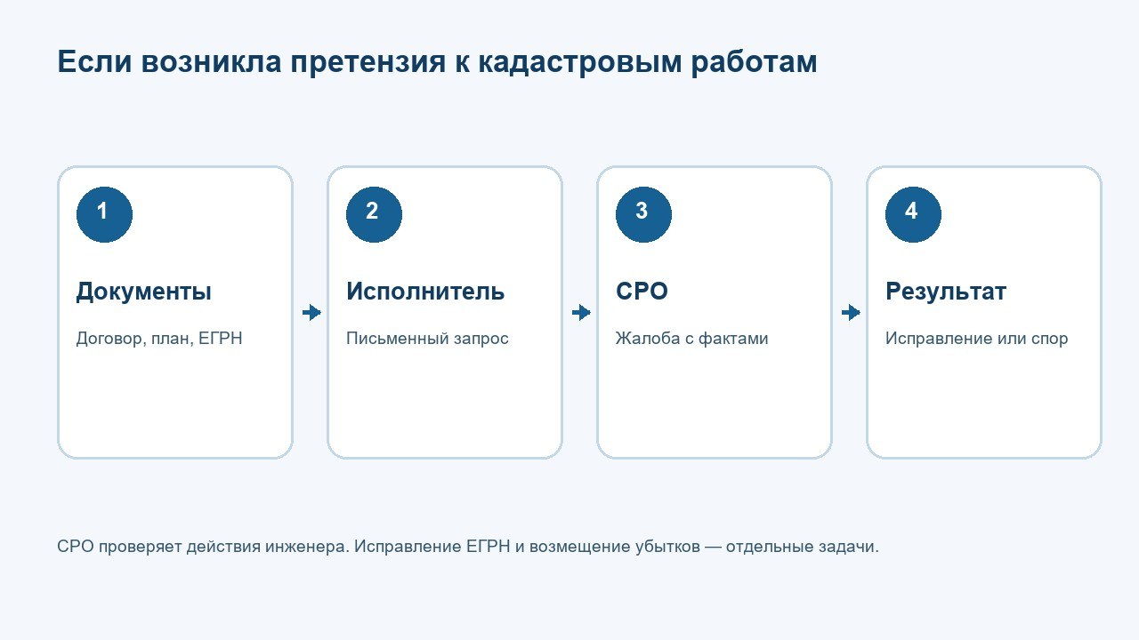 Порядок действий: документы, исполнитель, СРО и ЕГРН