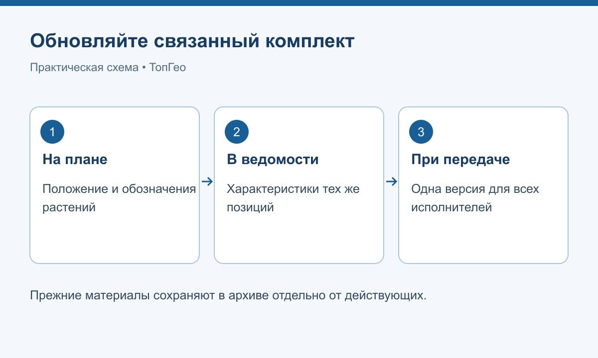 Передача согласованной версии плана и ведомости