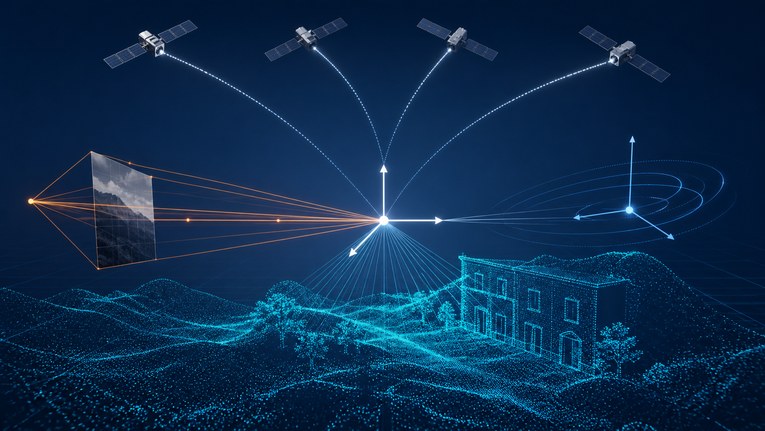 Схема объединения GNSS, камер, IMU и LiDAR