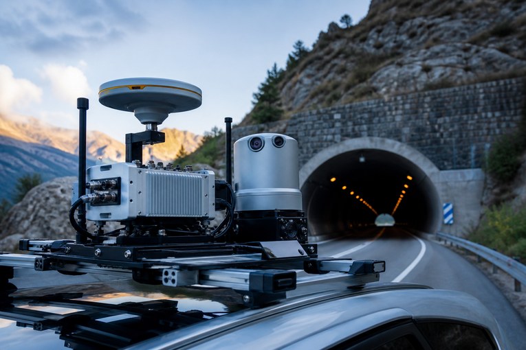 Модульная система GNSS и инерциальной навигации на мобильной геодезической платформе