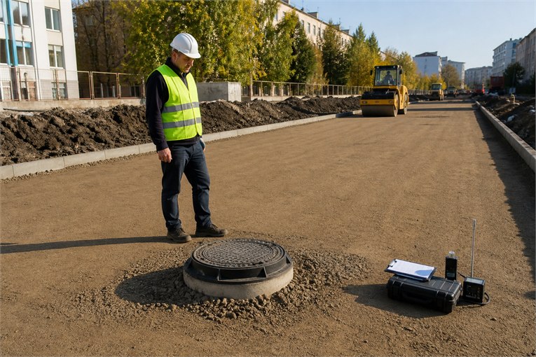 Принятая послойная обратная засыпка готова под устройство покрытия