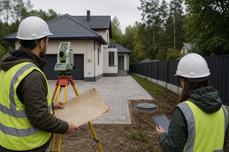 Проверка старой топографической основы на современной площадке